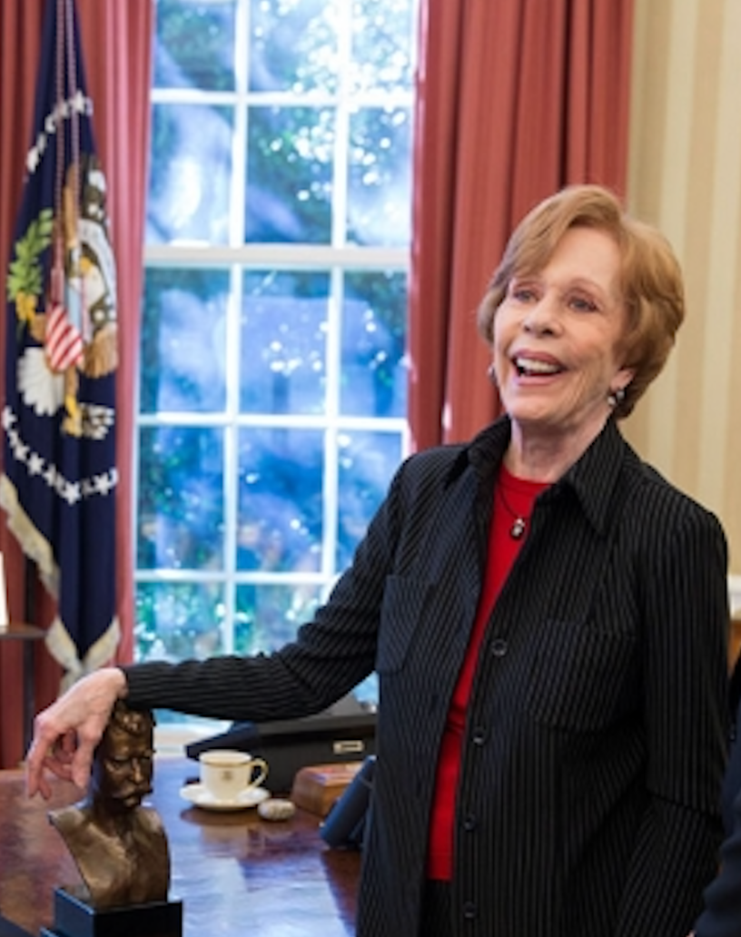 Comedy legend Carol Burnett at the White House.