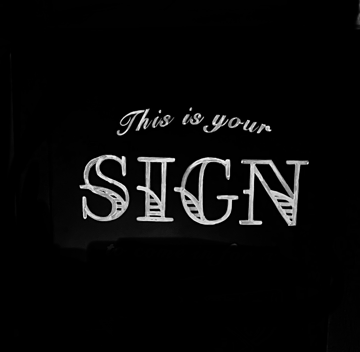 Why do we look for signs? – Seeing Signs